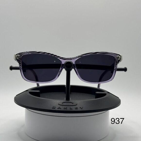 Vintage NOS Y2K Designer Cat Eye Purple Versace Eyeglasses with New Sun Lenses
